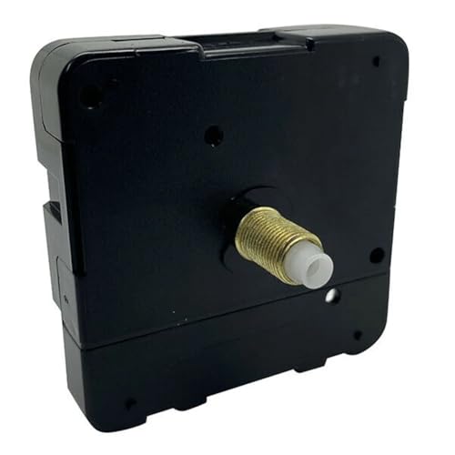 9/16" Threaded Shaft Quartz Tide Tidal Clock Movement Ticking Movement Mechanism Motor Black Hands Battery Operated with All Mounting Hardware, DIY Quartz Clocks