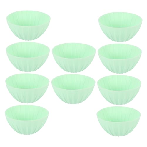 KICHOUSE Silicone Bread Proofing Basket Set 10pcs for Sourdough Baking Easy Stackable Clean Dishwasher Safe