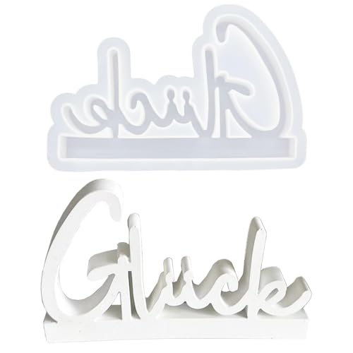 Tcnzdy Silikon Gießform 'Glück' 3D Antihaft