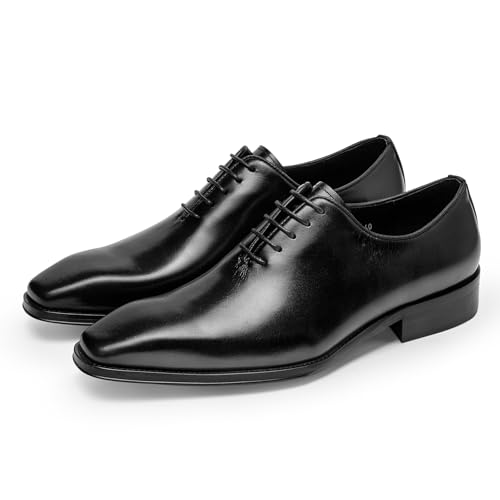 Men's Dress Shoes Whole Cut Oxford - Premium Full Grain Leather Formal Business Shoes for Men2