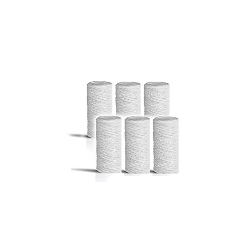'SET VON 6 Patronen Polypropylen eingewickelt 5 5 Mikron