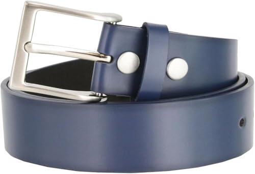 Image of Creature Formal /Casual Black Color Genuine Leather Belts For Men (Length- 46 inches||40MM||BL-042-BLK)