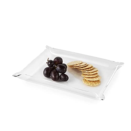 Huang Acrylic Elegantes Serviertablett (mittelgroß (9,5 x 7) Cover