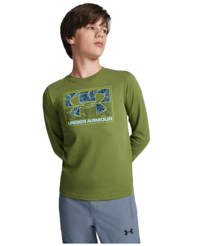 Image of Under Armour Boys' Long Sleeve Graphic T-Shirt, Lightweight & Breathable, Outdoor Collection