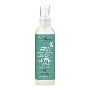 SheaMoisture Bond Release Hair Spray for Wig and Weave, Tea Tree and Borage Seed, Alcohol Free Hairspray, 4.1 Oz