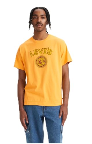 T-shirt Levi's SS Relaxed Varsity homme en coton avec logo patch brodé