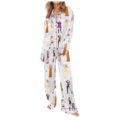 Pajamas 2 Piece Pjs Set Concert Lounge Sets for Music Lovers Fans