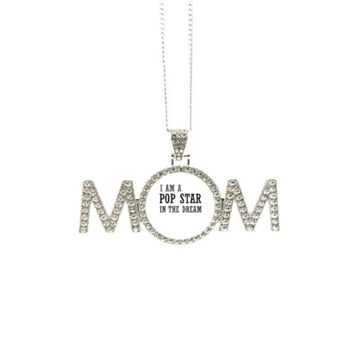 Collier femme maman argenté pendentif rêve fête des mères