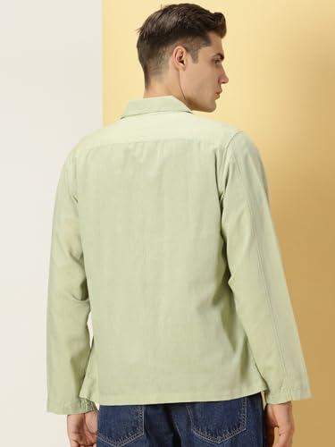 Image of Thomas Scott Men's | Solid | Full Sleeve | Regular Fit | 100% Cotton | Double Pocket | Spread Collar | Casual Shirt