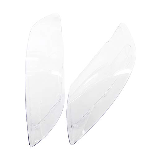 Capa de farol transparente KKmoon, substituição para Audi Q7 2007-2009 par conjunto de 2 faróis bi-x