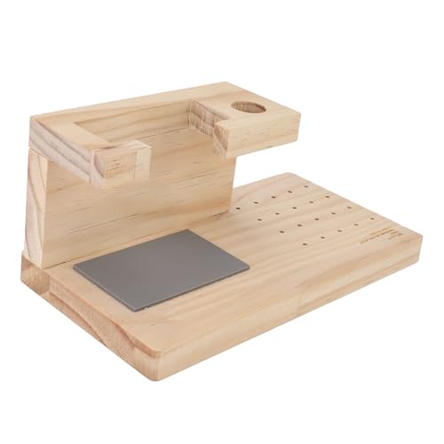 Organizador de brocas para taladro de uñas de madera miniatura 5