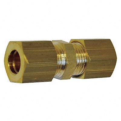 4mm Compression Brass Equal Straight Union 10PK