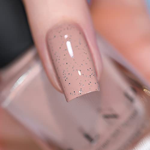 Image of ILNP Tan Lines - Sandy Taupe Speckled Nail Polish
