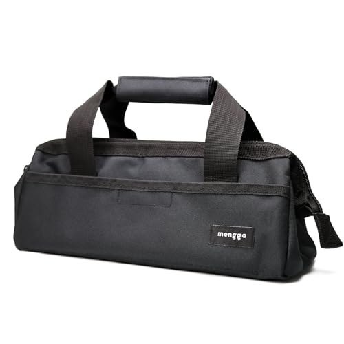 アウトドアツールバッグ ペグケース 工具入れ 600Dオックスフォード PVC一体生地 ワイヤーがま口タイプ 自立 2.5L ペグ・ハンマー30cm以内対応 小型