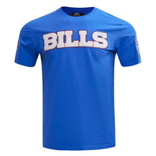 Pro Standard Mens NFL Los Angeles Rams Classic Chenille Short Sleeve Tee Royal Blue XL