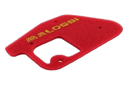 MALOSSI 4051272065729 Cartouche De Filtre Éponge Rouge Boîte À Air d'origine, MBK Ng, Spirit, Rocket Booster/Yamaha Bws
