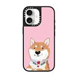 CASETiFY ミラー iPhone 17 ケース [鏡面(スマホカバー) / MagSafe対応/指紋防止] - Shiba - シルバー (ブラックバンパー)