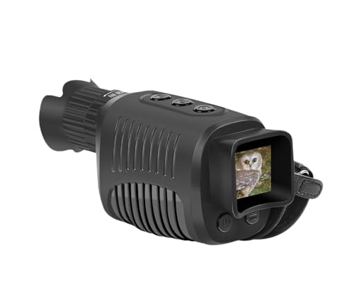 LBNVBC Dispositivo monocular de visión Nocturna 1080P HD Infrarrojos 5X Zoom Digital telescopio de al Aire Libre día Noche Doble Uso 100% Oscuridad 300m