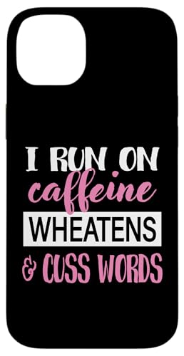 Womens Caffiene & Words Wheaten Terrier Dog Lover �X�}�z�P�[�X iPhone 14 Plus �p