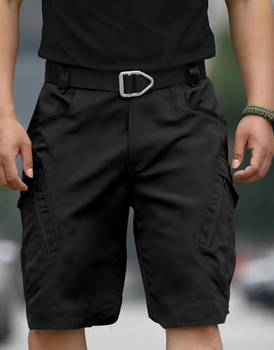 Men's Tactical Cargo Shorts Durable, Quick-Dry & Lightweight for Hiking & Outdoor Shorts(No Belt)4