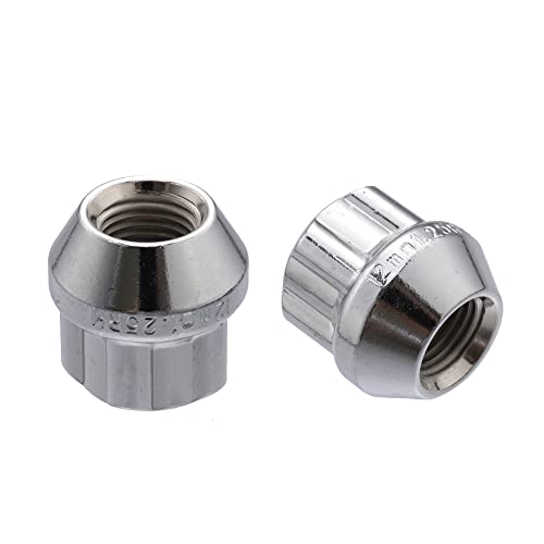 Image of ACROPIX M12x1.25 Car Wheel Lock Lug Nuts Set Anti Theft Lug Nut Screw Fit for Subaru Legacy - Pack of 5 Silver Tone