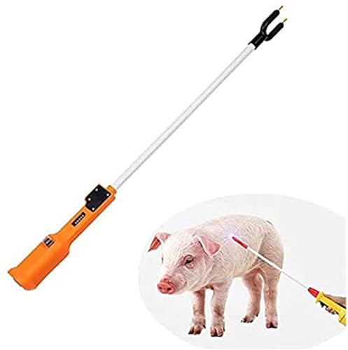ZYREHAW Elektrischer Viehtreiber Wasserdichter Viehtreiberstab, Elektroschocker, Elektroschocker Pistole Viehtreiber, Elektroschocker Selbstverteidigung Für Kuh Schwein Ziegen Hund 75cm
