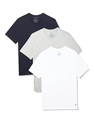 White, Grey Heather, Navy