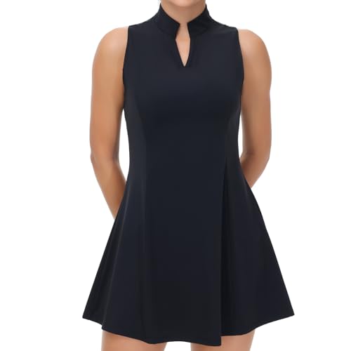 Tennis Golf Dress for Women Workout Active Athletic Dresses with Shorts 2 Piece Sets Outfits Cute Clothes Summer2