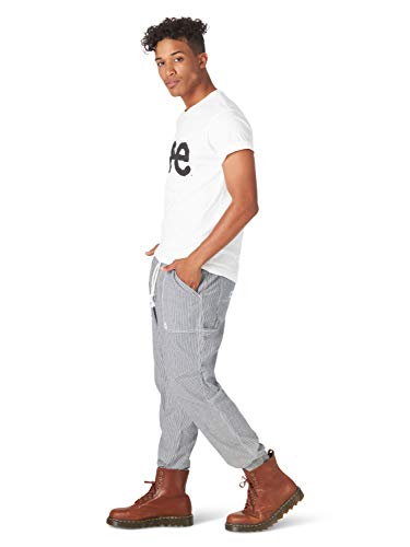Lee Men's Drawstring Utility Pant, Indigo Stripe, X-Large #TOP3