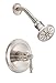 Danze D520655BNT Sheridan Single Handle Shower Trim Kit, 2.5 GPM, Valve Not Included, Brushed Nickel