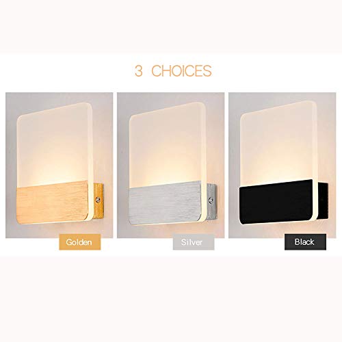 Lámpara de pared interior para pasillo acogedor juego de 2 focos LED decorativos blanco cálido 2