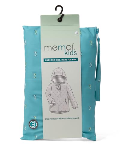 MeMoi Boys On The Move Lined Raincoat with Attached Self-Storage Pouch3