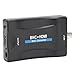 Coax to BNC Converter Adapter for TV Antenna 1080P/720P HD Display Video Adapter Surveillance Monitor for,
