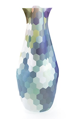 MODGY Expandable Flower Vase Plastic Decorative Modern Vases for Flowers Centerpieces Dining Table Decor Living Room Bathroom Wedding Office, Bizzyb