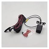 Reversing Camera Cámara Trasera AHD 1080P de 4 Pines para DVR Coche, Compatible con CarPlay y Android Auto. Cable extensión para salpicadero(with Line)