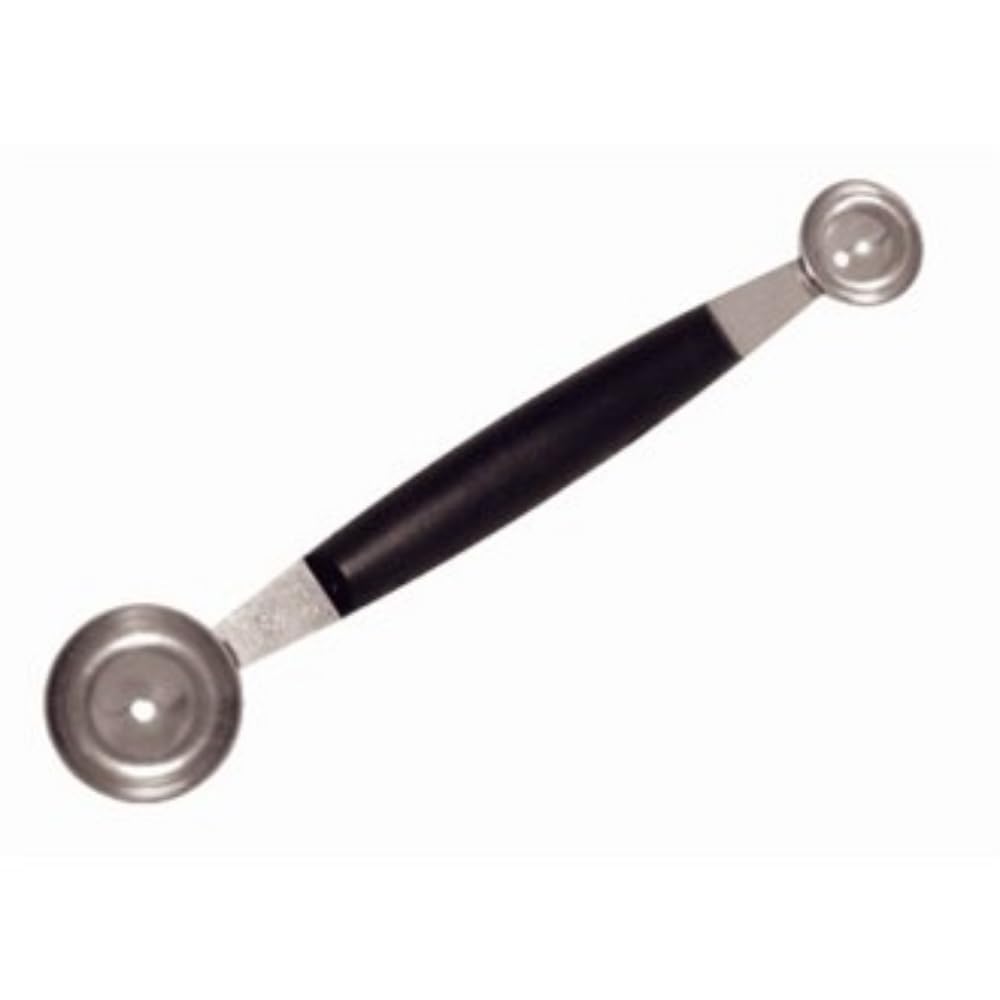 Nextday Catering CF924 Double Paris Cutters, 22 mm and 28 mm, Black