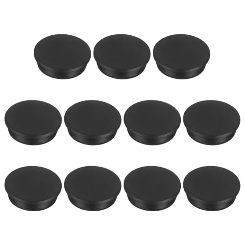 Image of MECCANIXITY 11pcs T-Shaped Silicone Plugs 58.6mm 2-5 /16 Inch Dia Snap in Plug Hole Seal Cover Round Rubber Stopper for 57.5-58.6mm Holes Kitchen Rubber Bulkheads Waterproof Sealing, Black