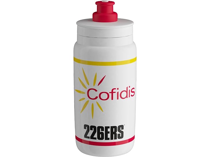 ELITE Fly Team Water Bottle 2025 – Cofidis – 550ml – Official WorldTour Team Edition Cycling Bottle – Lightweight & BPA-Free – For Road Bike, MTB & Gravel Cycling — image 1