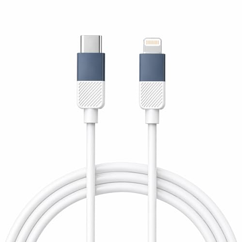 Image of Type C to L Silicone Cable | 60W Fast Charging & Sync | Soft Anti-Tangle Design | Compatible for iphone Models Blue