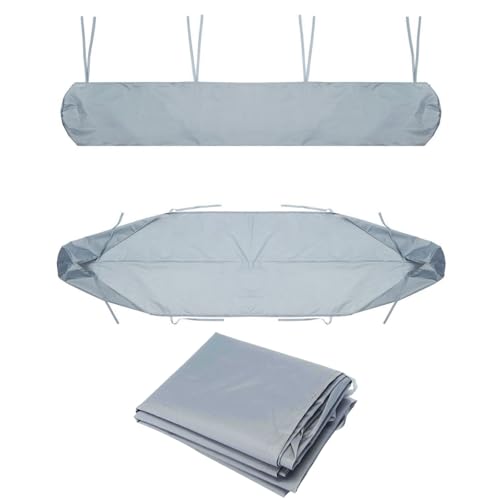 Custodia antipolvere per tenda da esterni, impermeabile, protegge le tende da sole retrattili da pioggia e polvere, con chiusura a cordoncino (Grigio, 3 m)