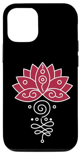 Hülle für iPhone 15 Lotus-Symbol als spirituelle Bedeutung