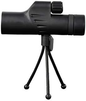 80X100 Monocular Zoom Portable Prism Optical Telescope with Tripod for Camping Point