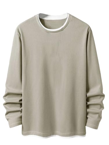 Image of TAGAS Men's Fleece Round Neck Sweatshirt|Winter wear(Combo)