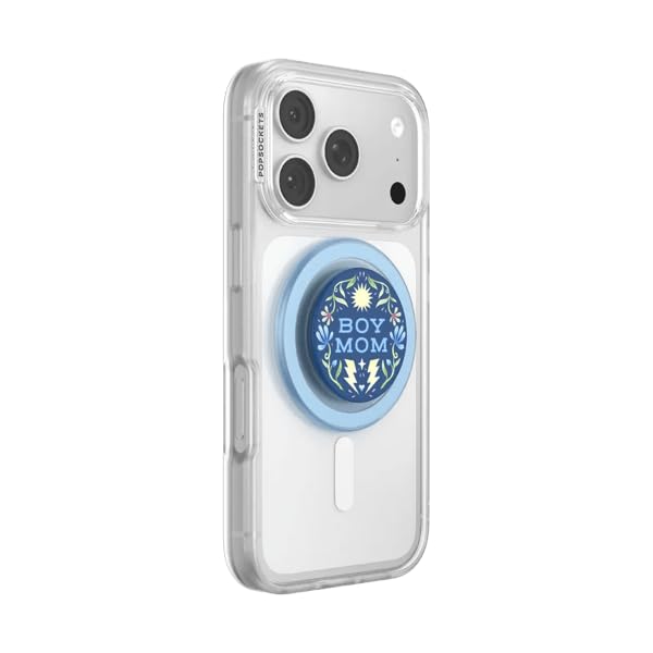 Image of PopSockets Phone Grip for MagSafe, Magnetic Holder, Phone Stand, Mom - Boy Mom