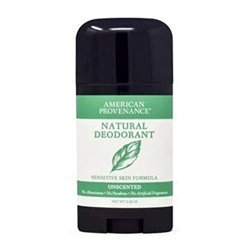 Natural Deodorant Sensitive Skin Unscented American Provenance 0.5 oz Stick