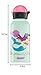 Sigg - Alu Trinkflasche Kinder - KBT Nixie - Auslaufsicher & Bruchsicher - Federleicht - BPA-frei - Klimaneutral Zertifiziert - Sport & Schule - Weissgrün & Rosa - 0,4L