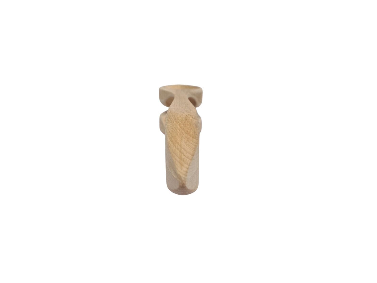 Musiklöffel aus Holz – Handgefertigt & zusammenhängend – ca. 26 cm – großes Modell aus Buchenholz – das Original Rhythmusinstrument für Volksmusik – tolle Geschenkidee für Musikfreunde