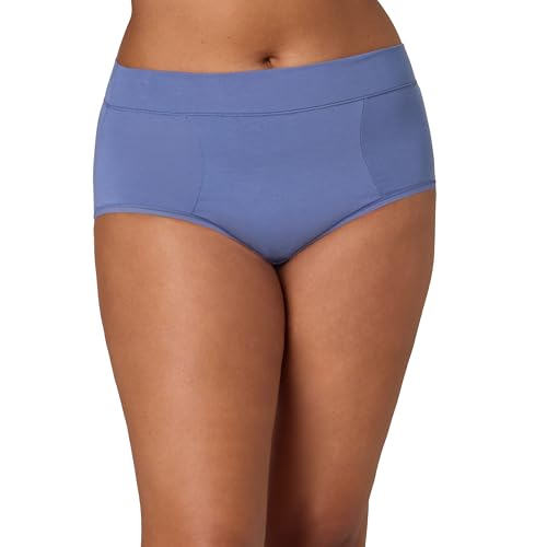 Image of PLAYTEX Women's Tummy Control Underwear Hipster Pack, 3-Pack, Stretch Cotton, Plus Size Panties Avail., Moisture Wicking