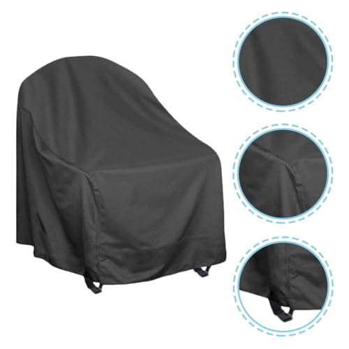 Housse imperméable fauteuil à bascule bâche jardin pliable - 7
