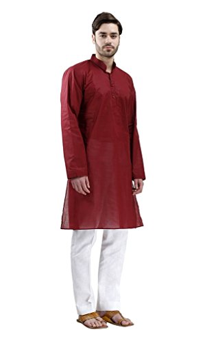 Ensemble pyjama Kurta homme Royal Augusta marron raffinement premium